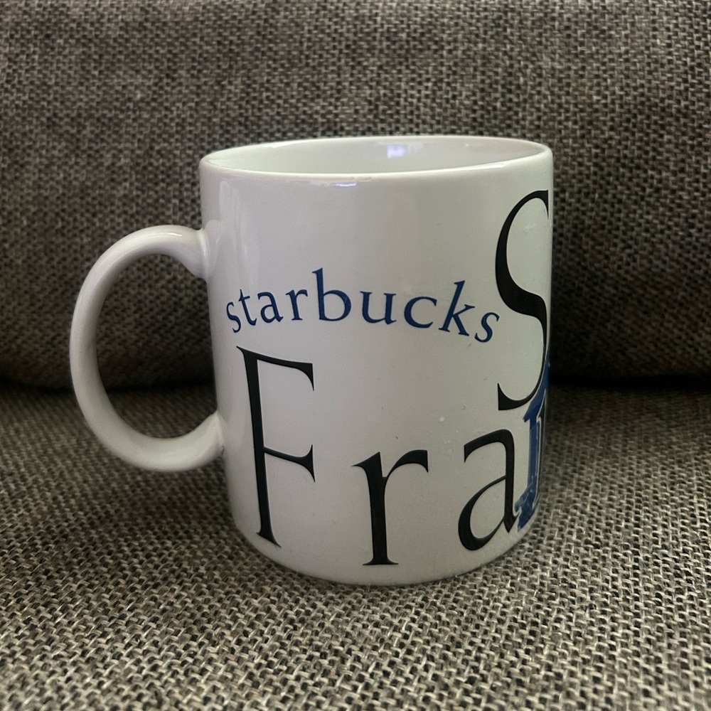 Starbucks City Mug San Francisco 20 oz Coffee Cup 1994 Blue Collector Series